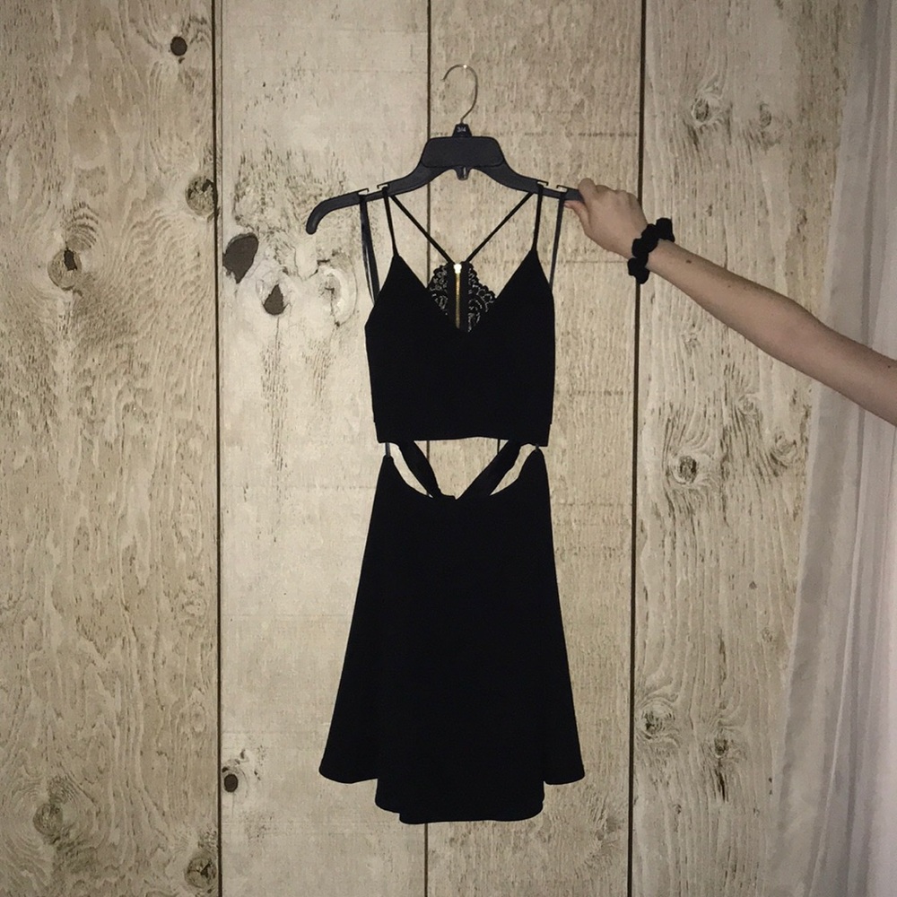 Black two piece Homecoming/Prom dress